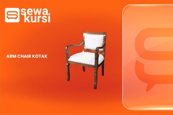 Kursi Arm Chair Kotak