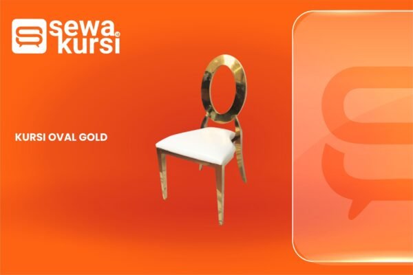 Kursi Oval Gold - Gambar 2