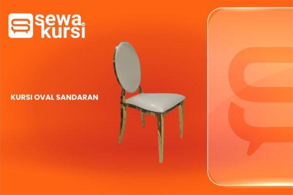 Kursi Oval Gold