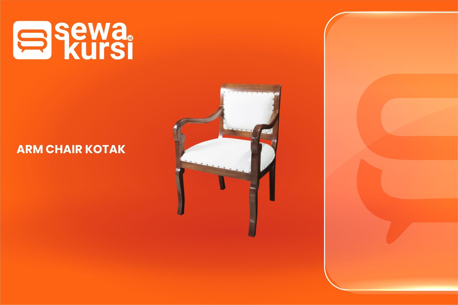 016. KURSI ARM CHAIR KOTAK