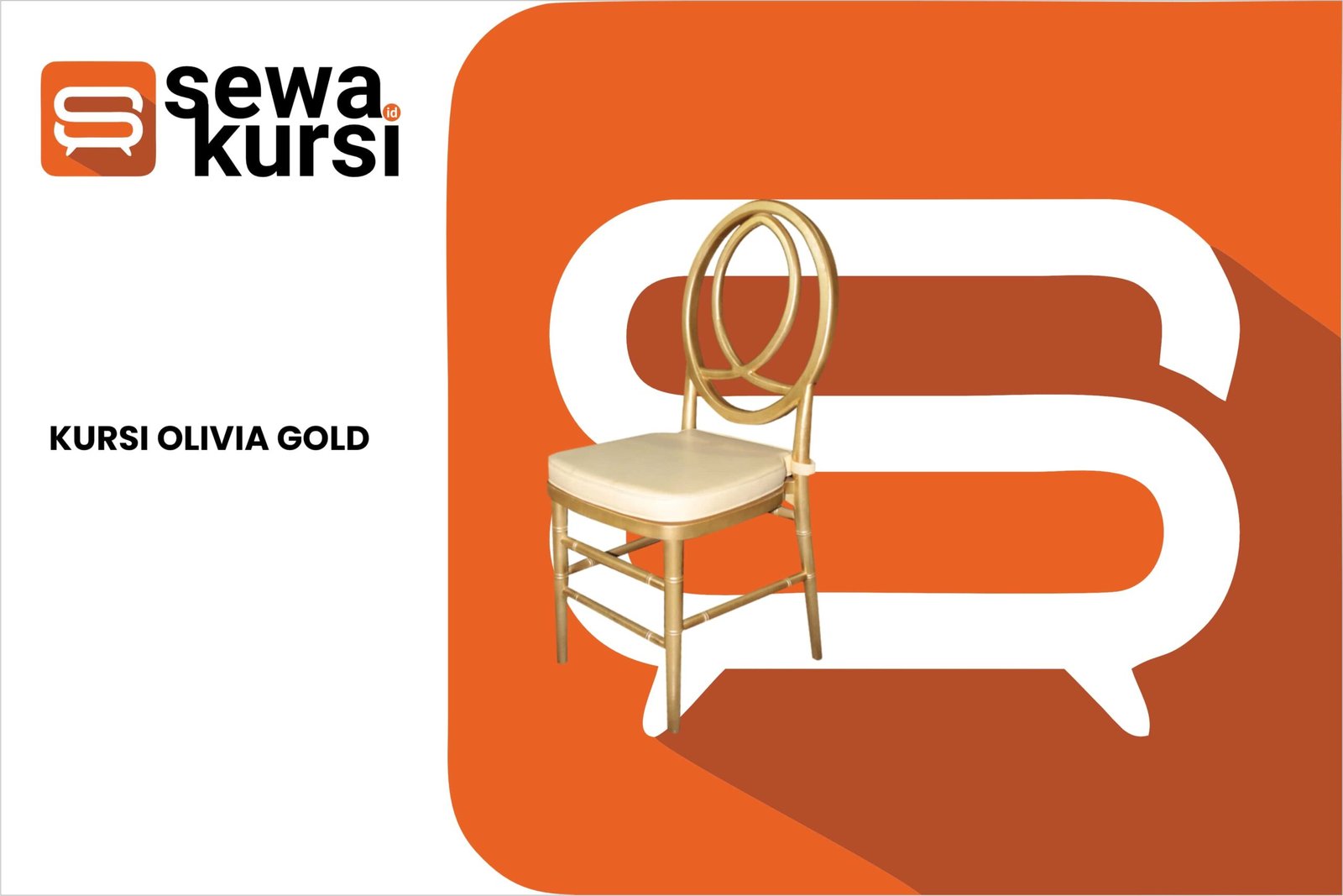10. KURSI OLIVIA GOLD