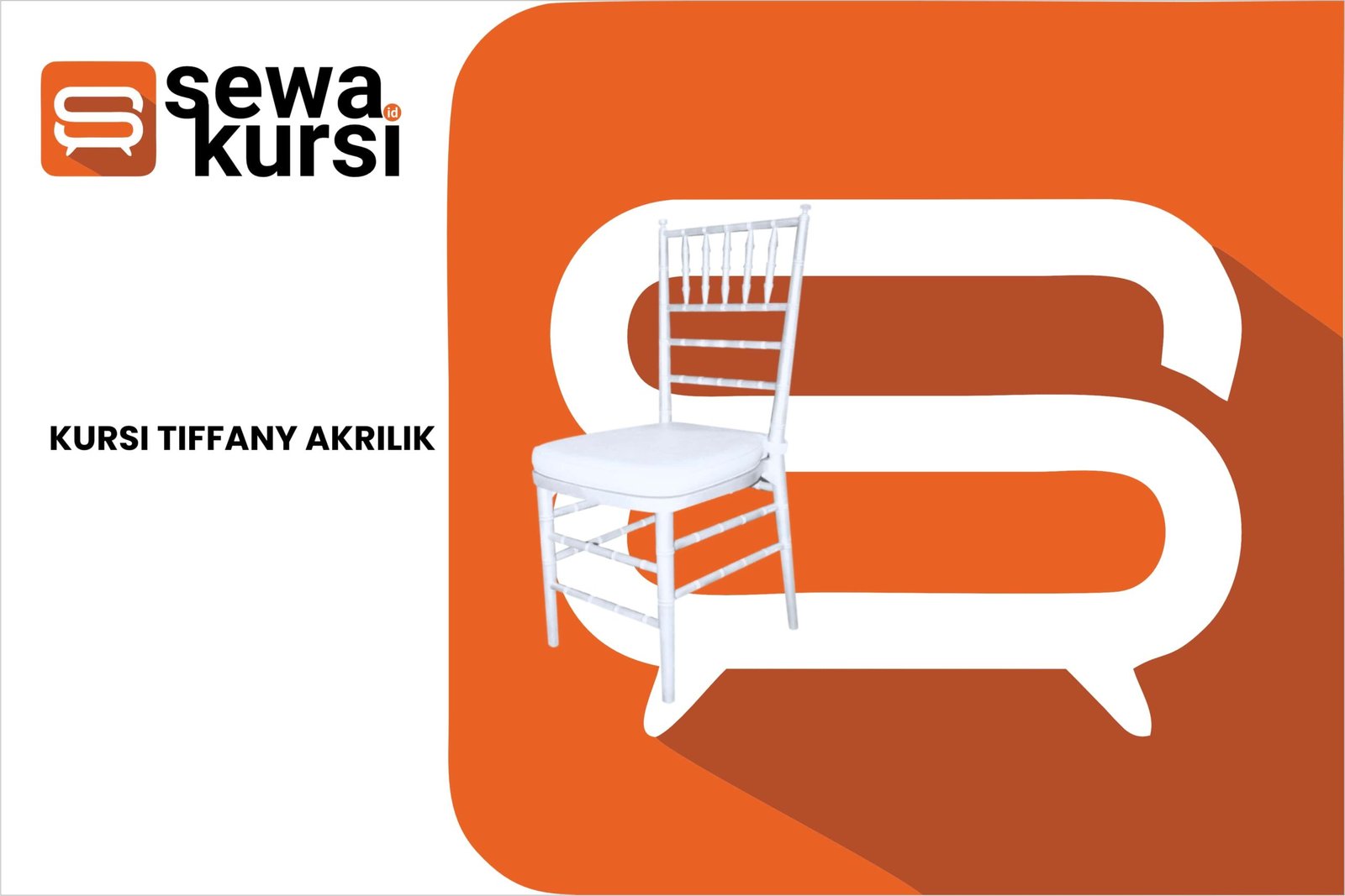 14. KURSI TIFFANY AKRILIK