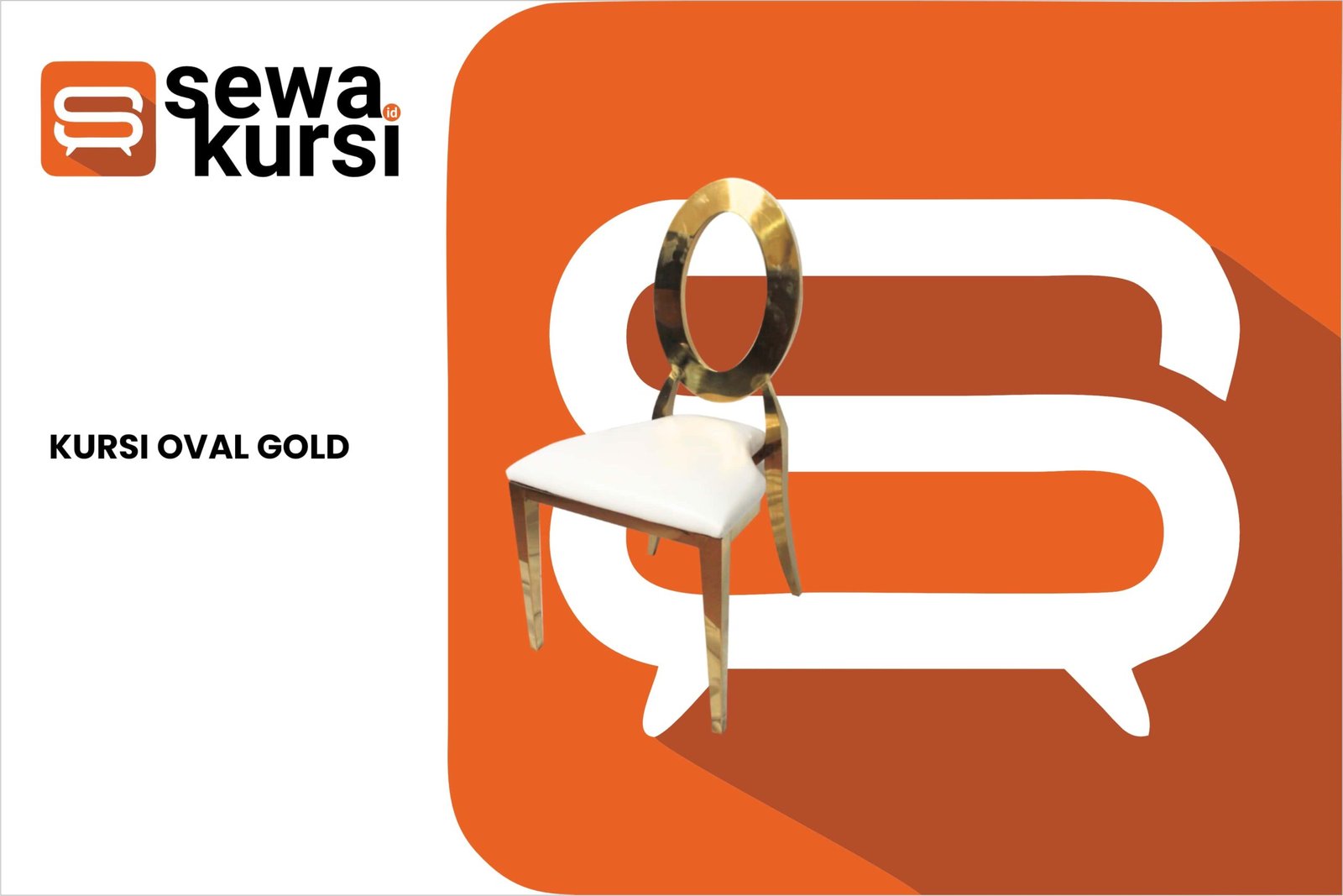 29. KURSI OVAL GOLD