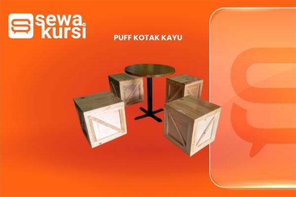 sewa puff kayu